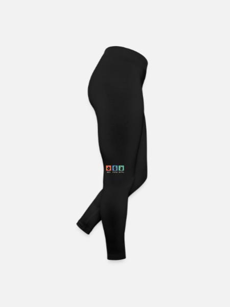 Musique métal, musique rock papier métal - Legging en jersey Femme - noir - Droite