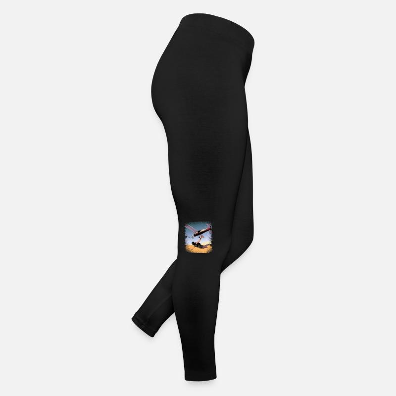 Parachutistes parachutistes parachutés Legging en jersey Femme
