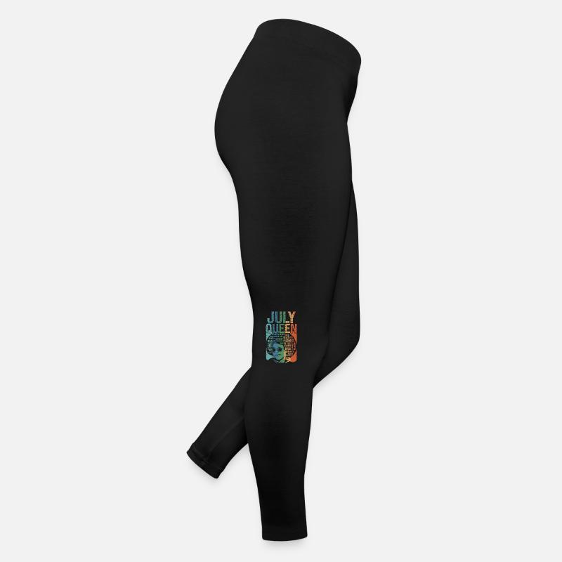 Juli Geburtsmonat Der Königin Feiert Den Frauen Jersey Leggings