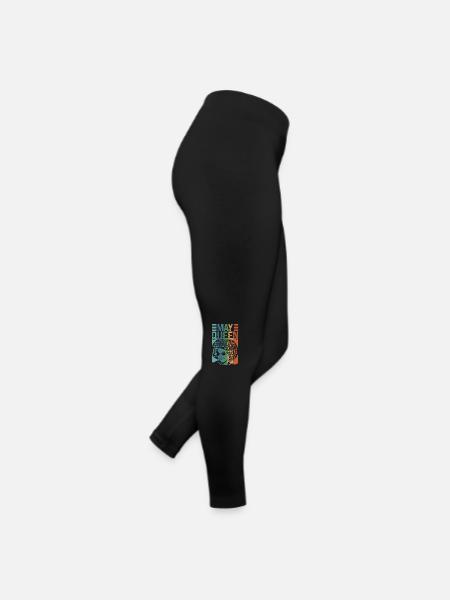 Mai - Mois de naissance de la Reine - Célébrez le - Legging en jersey Femme - noir - Droite