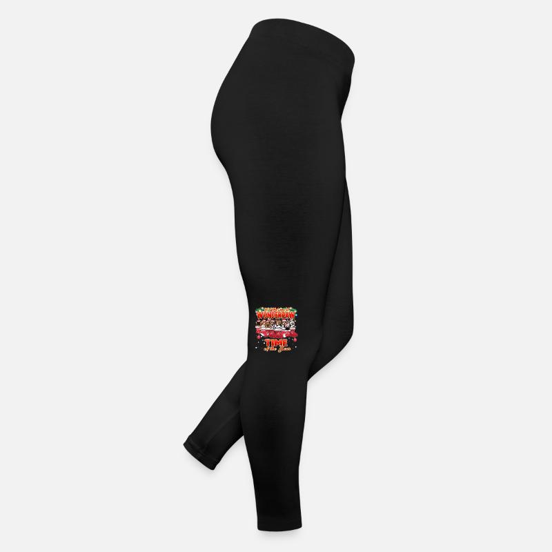 Races de chiens sucrés - Dog Lover Christmas Legging en jersey Femme