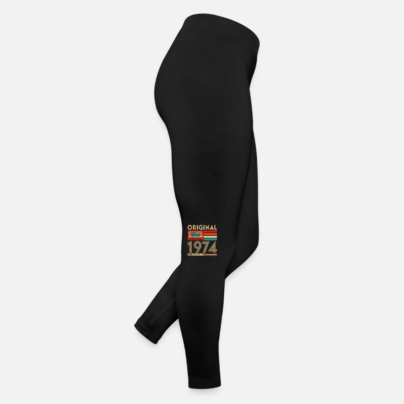 Vintage Original 1974 Birthday Gift Idea Women’s Jersey Leggings