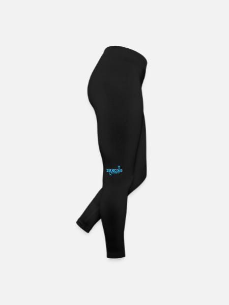 Dancing Queen Feiern tanzen Musik Freunde - Frauen Jersey Leggings - Schwarz - Rechts
