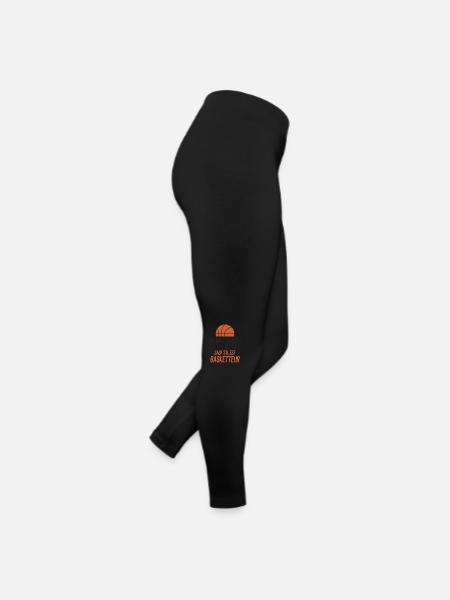 Homme idéal est un mythe sauf s'il est basketteur - Legging en jersey Femme - noir - Droite