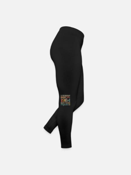 Vintage 1964 Cadeau D'anniversaire Rétro - Legging en jersey Femme - noir - Droite