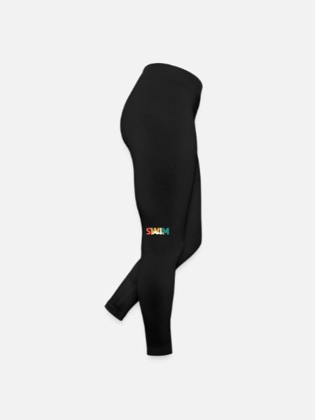 Swimming Distressed Look Swimming Funny Swim - Women’s Jersey Leggings - black - Right