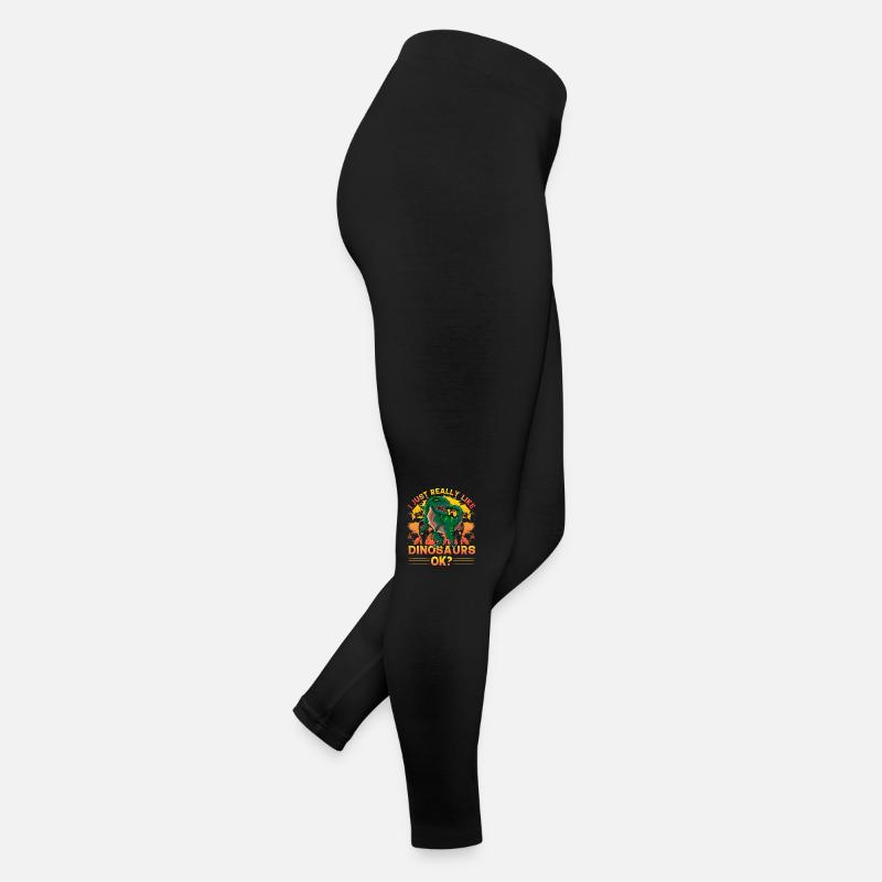 I just really like Dinosaurs ok? Frauen Jersey Leggings