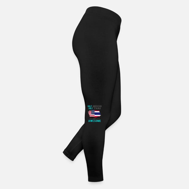 Moitié américain moitié thaïlandais Legging en jersey Femme