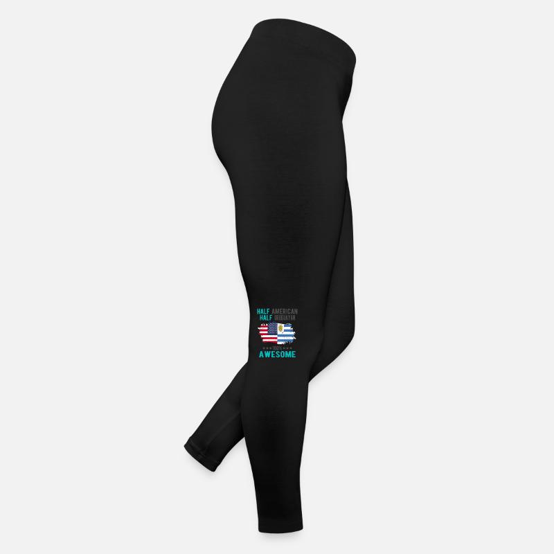 Halb Amerikaner Halb Uruguayer Frauen Jersey Leggings