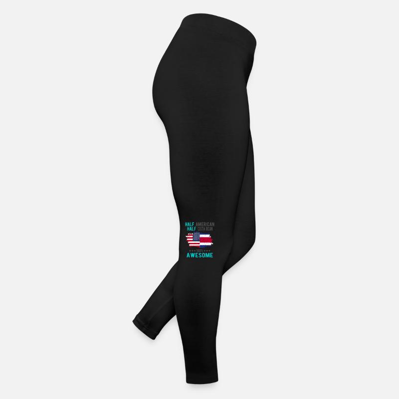Halb Amerikaner Halb Costa Ricaner Frauen Jersey Leggings