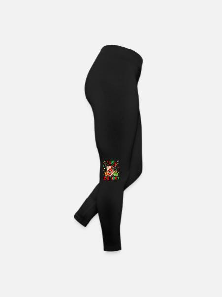 It's my 5th birthday Christmas present 5. - Women’s Jersey Leggings - black - Right
