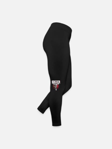 Joueur de football ninja mignon amoureux du football drôle - Legging en jersey Femme - noir - Droite