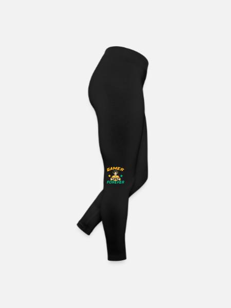 Gamer - Frauen Jersey Leggings - Schwarz - Rechts