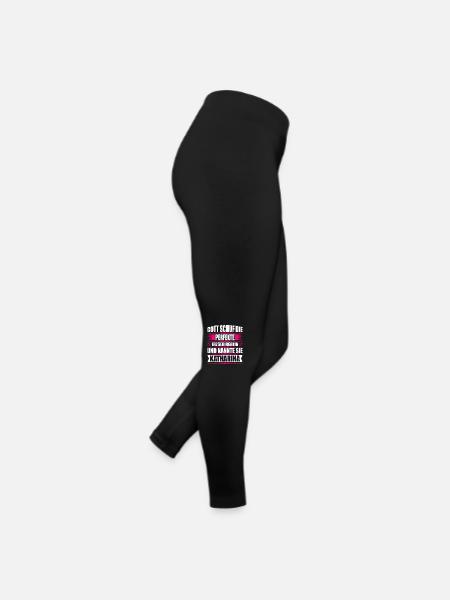 Erzgebirge Frau Namen Sachsen Katharina - Frauen Jersey Leggings - Schwarz - Rechts