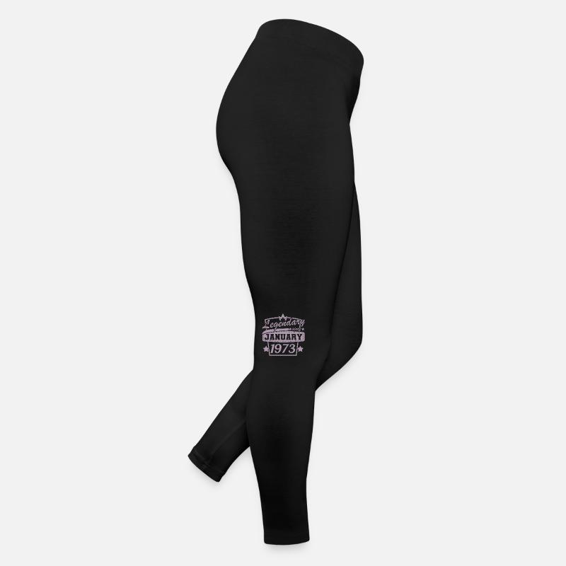 Legendär seit Januar 1973 Retro Frauen Jersey Leggings