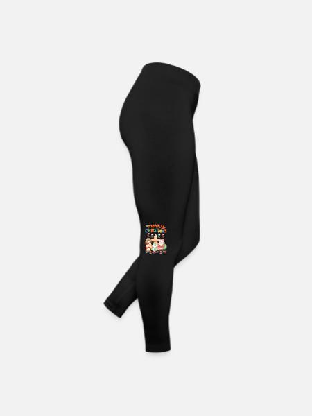 Christmas Begins With Christ - Women’s Jersey Leggings - black - Right