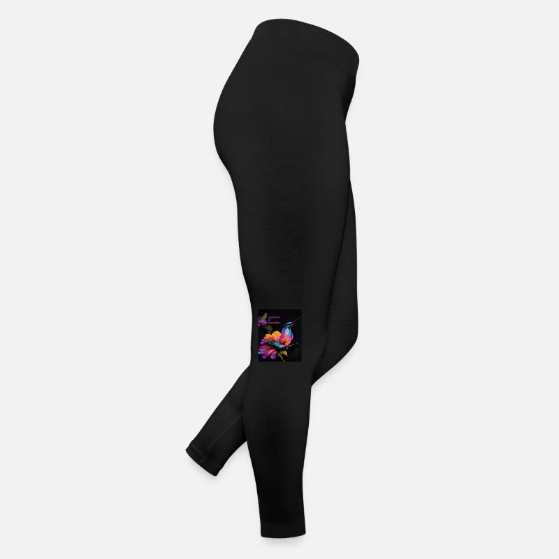 Paradieskreatur - ein wunderschöner, bunter Kolibri Frauen Jersey Leggings