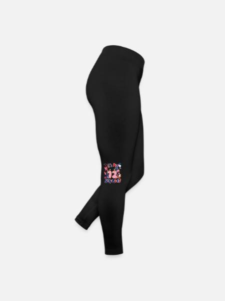 Es Ist Mein 12 Geburtstag Eagle 4. Juli - Frauen Jersey Leggings - Schwarz - Rechts