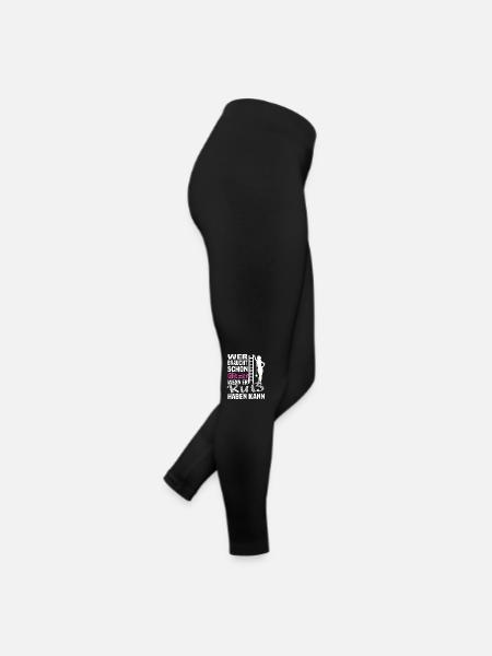 Frauen im Handwerk Schornsteinfegerin Berufs - Frauen Jersey Leggings - Schwarz - Rechts