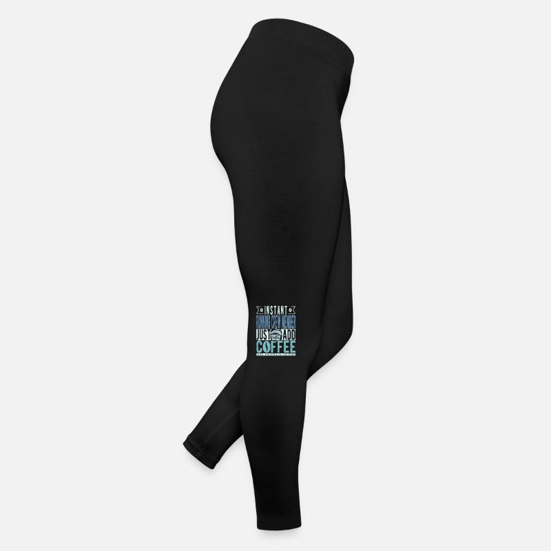 Running Crewmitglied Kaffee Spruch Frauen Jersey Leggings