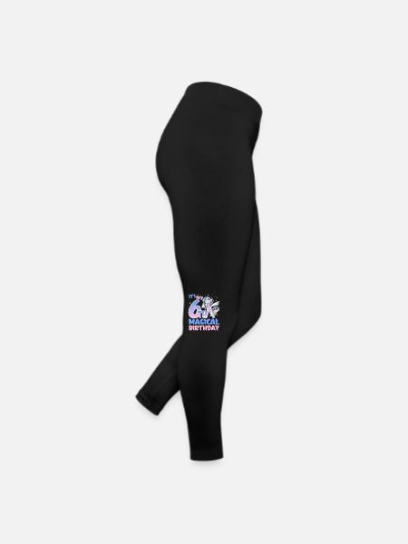 It's my 6th magical birthday - Women’s Jersey Leggings - black - Right