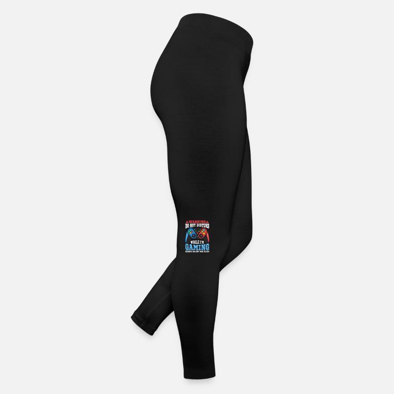nicht stören Während des Spielens Frauen Jersey Leggings