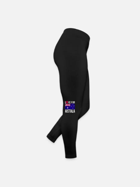 Australia Souvenir - Women’s Jersey Leggings - black - Right