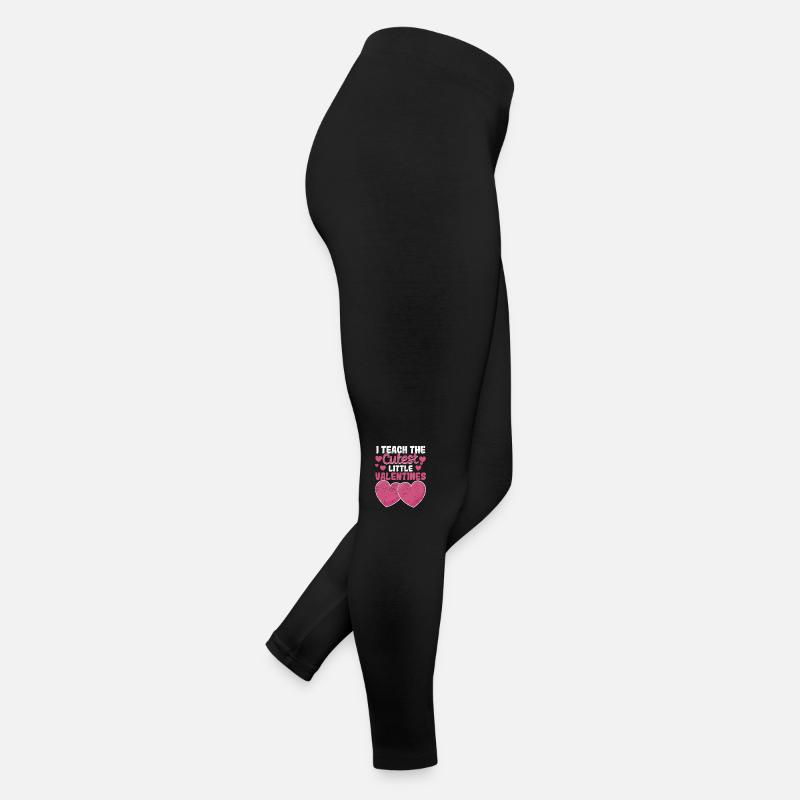 Ich unterrichte die süßeste kleine Valentinstag Frauen Jersey Leggings