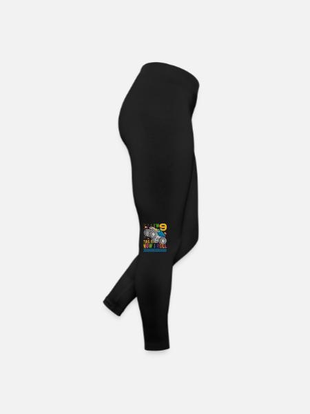 J’ai 9 ans, c’est comme ça que je roule | Monster Truck - Legging en jersey Femme - noir - Droite
