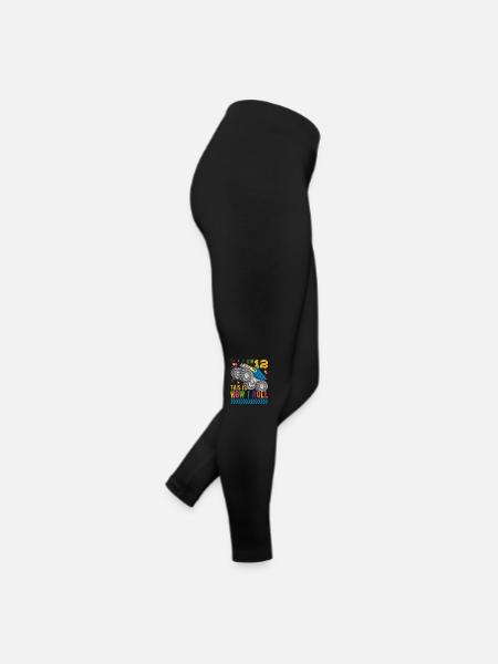 J’ai 12 ans C’est comme ça que je roule | Monster Truck - Legging en jersey Femme - noir - Droite