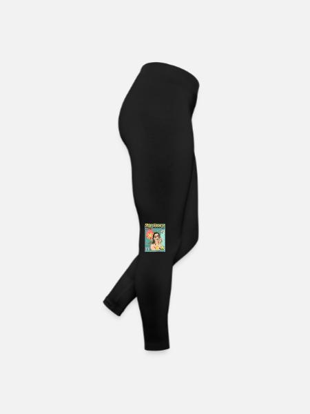 Bande dessinée - Legging en jersey Femme - noir - Droite