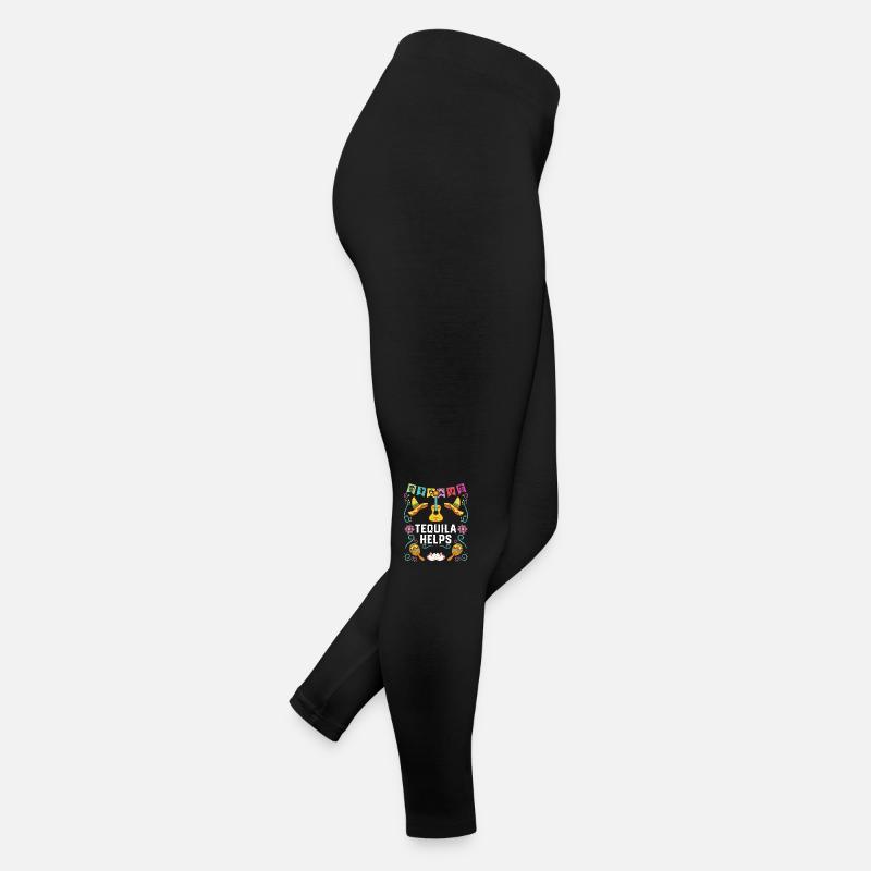 La tequila aide le buveur de tequila alcoolisée Mexique Legging en jersey Femme
