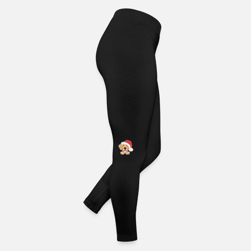 Golden Retriever Joyeux Noël Legging en jersey Femme