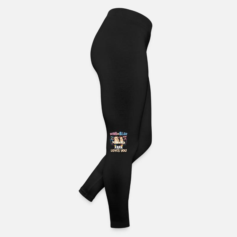 Pink or Blue Papa t’aime le meilleur papa de tous les temps Legging en jersey Femme