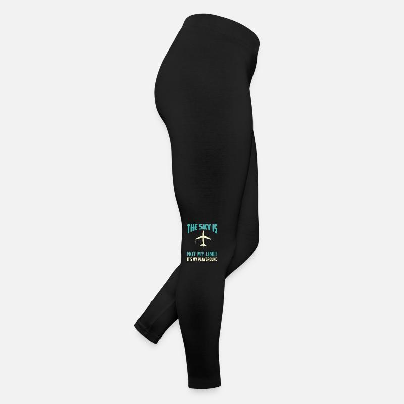 Le ciel n’est pas ma limite c’est mon terrain de jeu pilote A Legging en jersey Femme
