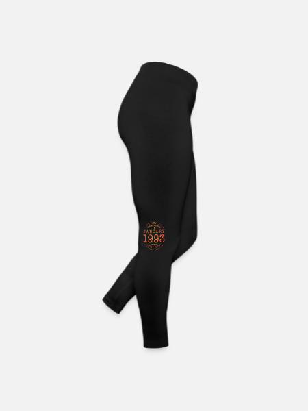 Anniversaire Janvier 1993 Edition Limitée Millésime - Legging en jersey Femme - noir - Droite