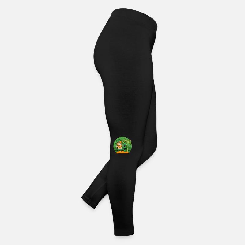 Leprechaun Hawaii Surfing St. Patrick’s Day Hawaii Legging en jersey Femme