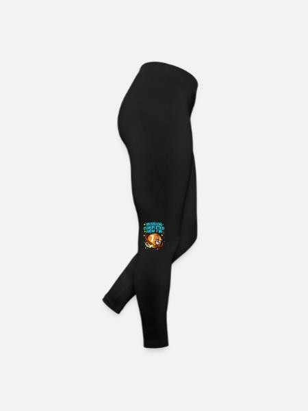Space Birthday 7 Astronaut Planeten Raketenschiff - Frauen Jersey Leggings - Schwarz - Rechts