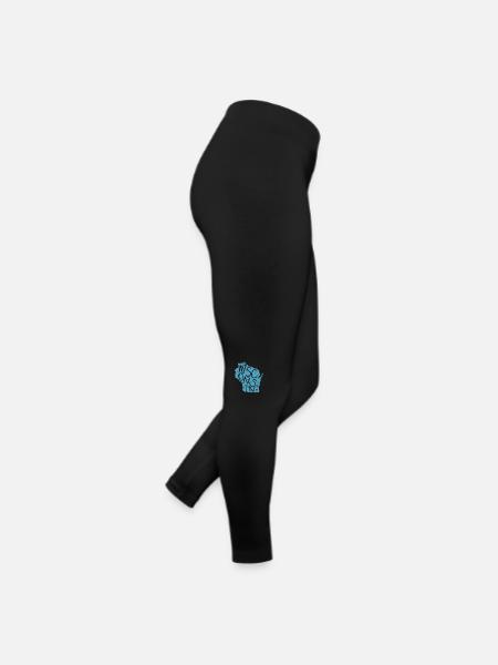 Wisconsin USA Amerika Bundesstaat - Frauen Jersey Leggings - Schwarz - Rechts