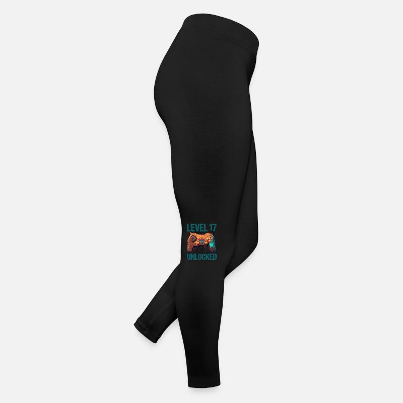 Niveau 17 ans Gaming 17 17 Anniversaire Legging en jersey Femme