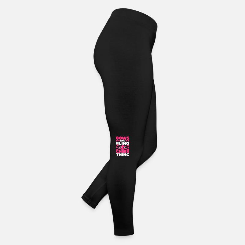 Bögen & Bling It's A Cheer Thing Funny Cheerleader Frauen Jersey Leggings