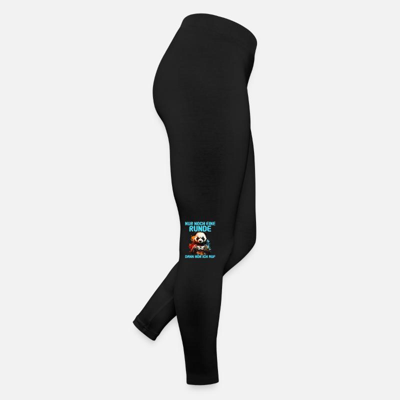 Nur noch eine Runde dann hör ich auf Kinder Gaming Frauen Jersey Leggings