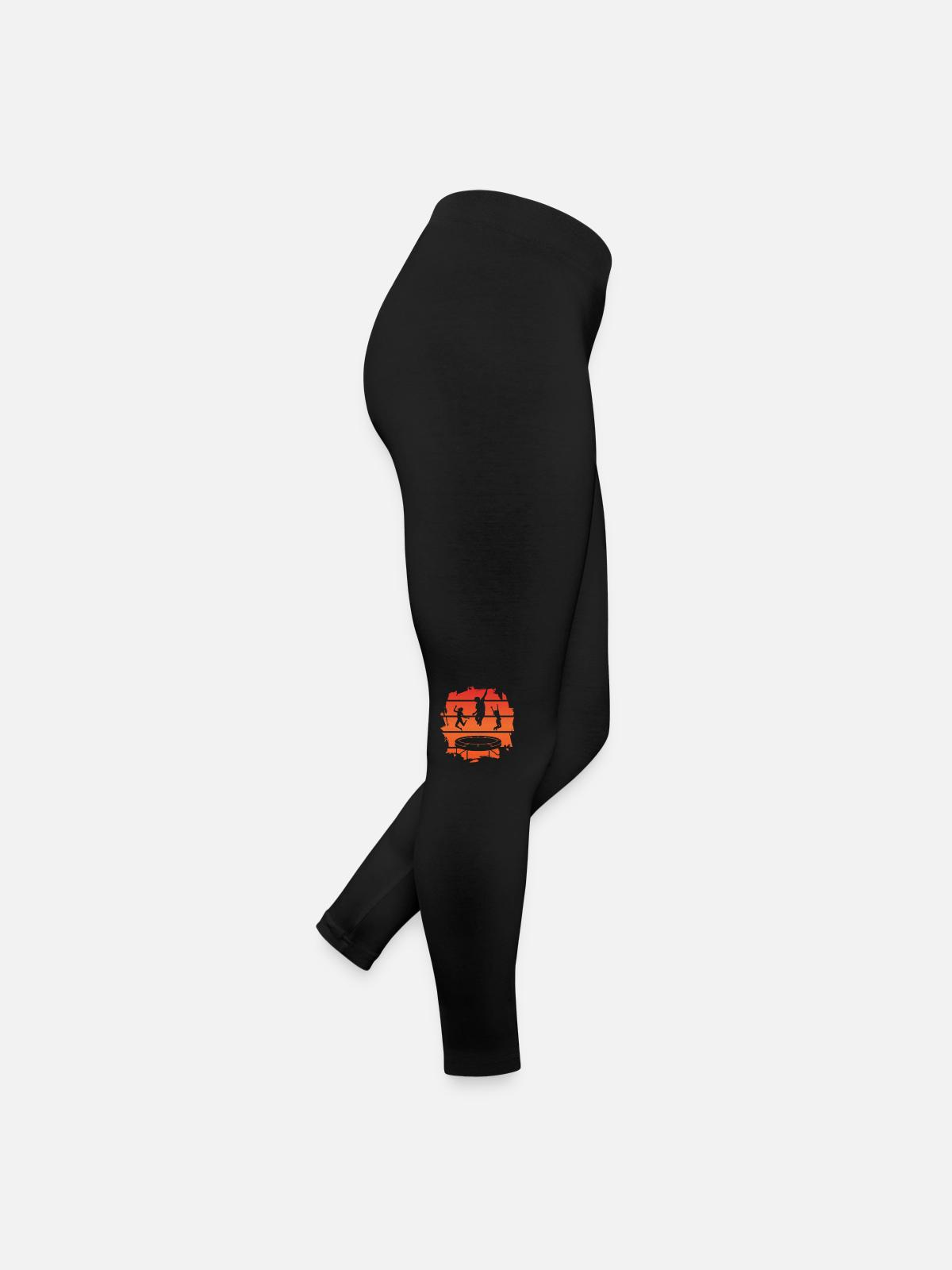 Trampoline - Women’s Jersey Leggings - black - Right