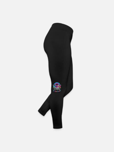 J'ai Une Mamie Cinglée Petite-Fille Enfant - Legging en jersey Femme - noir - Droite