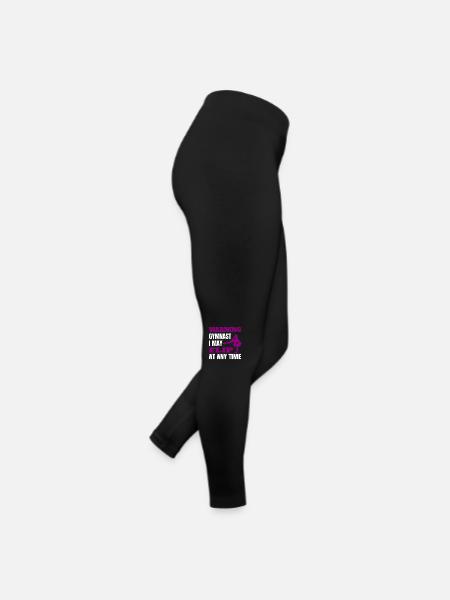 Gymnastique Filles Gymnaste Gymnastique Club de gymnastique - Legging en jersey Femme - noir - Droite