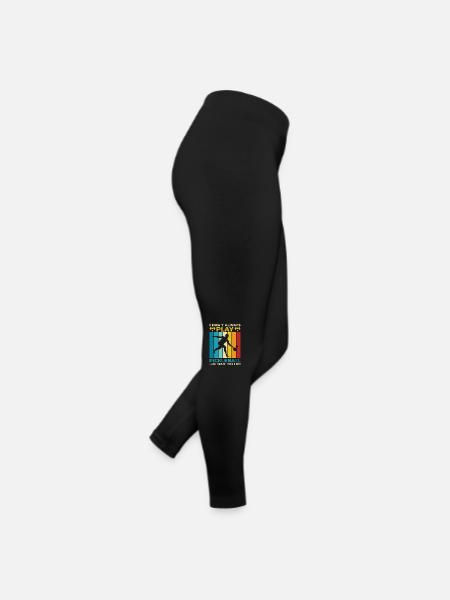 I don't always play pickleball sports game - Women’s Jersey Leggings - black - Right