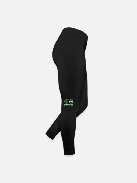 Proverbe végétal Monstera pour les jardiniers - Legging en jersey Femme - noir - Droite
