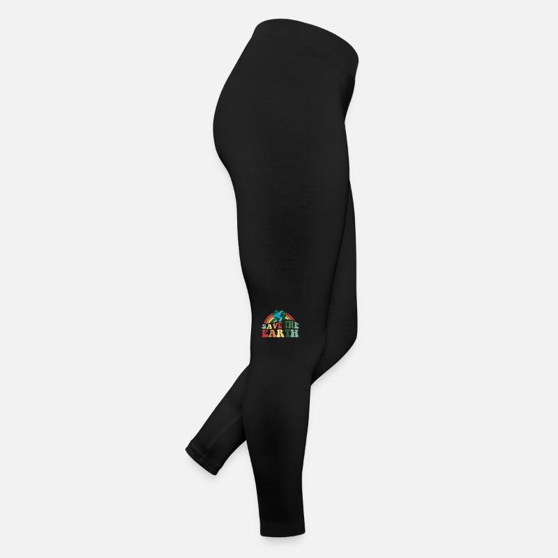 Save the Earth - Earth Day Vintage Classic Women’s Jersey Leggings