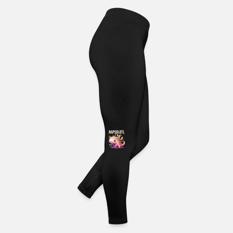 Napsolotl Axolotl Owner Napping Mexican Walking Fi Women’s Jersey Leggings