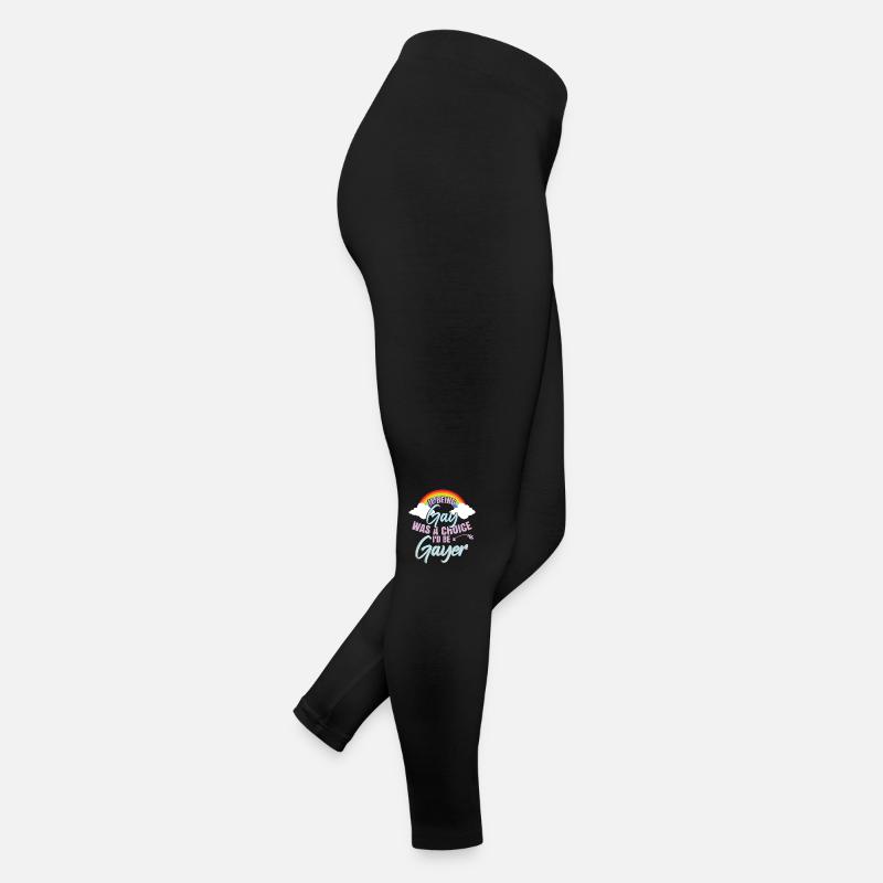 Ich wäre schwuler Frauen Jersey Leggings